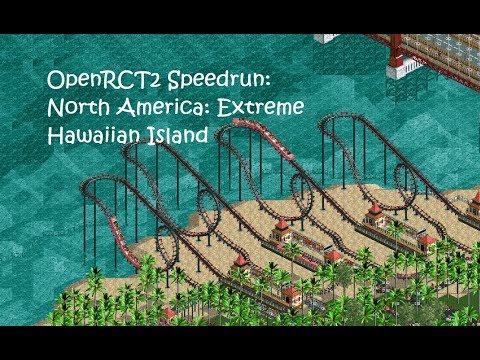 OpenRCT2 Speedrun: North America - Extreme Hawaiian Island in 4m 30s