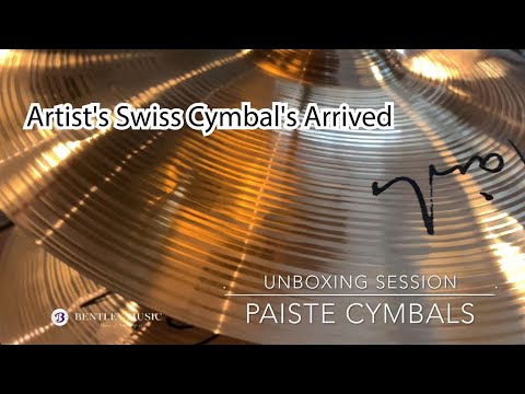 Paiste Cymbals Unboxing by Michael Sin