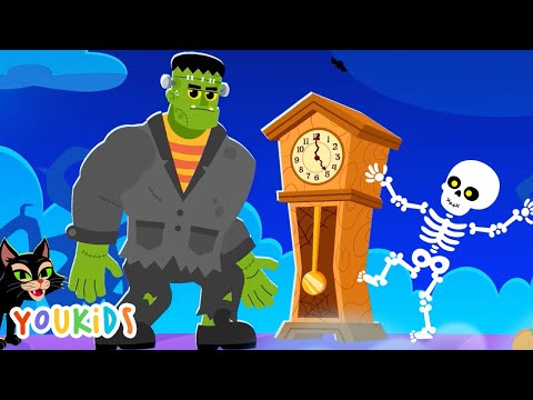 Hickory Dickory Dock Halloween | Ghost, Witch, Skeleton and more...