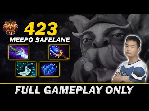 423 Meepo safelane first item Diffusal blade - Full Gameplay Meepo #580