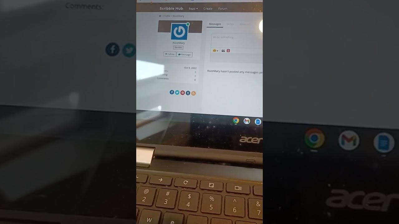 I joined ScribbleHub