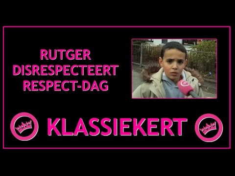 Rutger disrespecteert respectdag