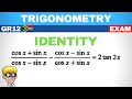 Trigonometry Grade 12 Identity Exam