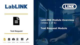 LabLINK Test Request Module