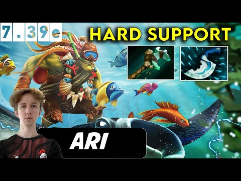 Ari Batrider Hard Support - Dota 2 Patch 7.39e Pro Player Full Gameplay