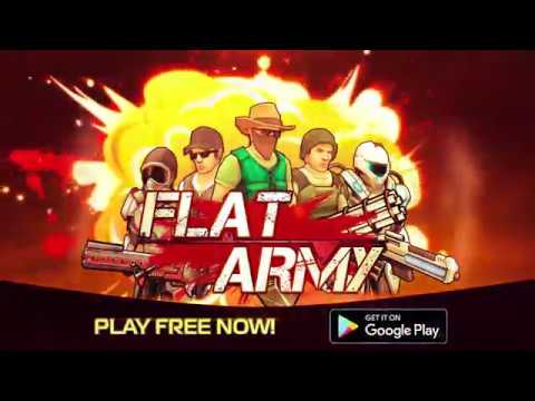 Flat Army: 2D Shooter Video
