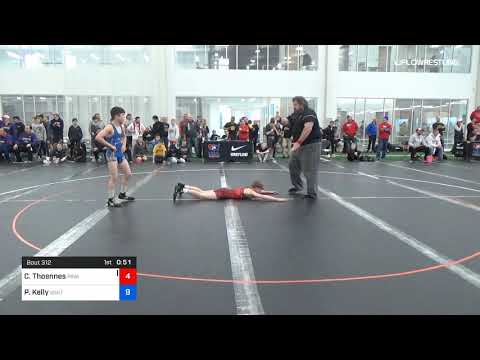 41 Kg Rr Rnd 2 Caleb Thoennes PINnacle Vs Paul Kelly Sunkist Kids Wrestling Club