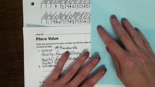 Math Topic 1-1 - Grade 5 Envision