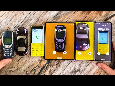 Fake phone NOKIA vs VERTU vs BQ - Incoming Calls Samsung Z Fold 3, Z Flip 3 & Note 20 Ultra