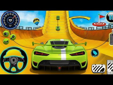Mega Ramp Monster Car Racing 3D - Extreme Car Stunts - Android Gameplay