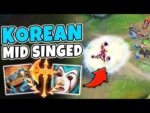 THIS KOREAN CHALLENGER SINGED MID BUILD IS ACTUALLY FREE LP! (STOMP ANYONE) - League of Legends