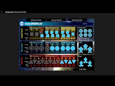 Hegemonic Boardgame Overview (Part 1: Intro + Components)