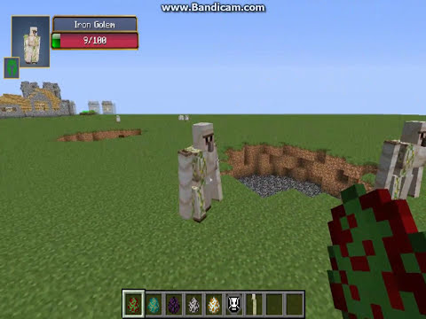 Minecraft Mob Battles - The Mutant Beasts vs. Iron Golem/s