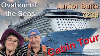 Royal Caribbean Ovation of the Seas Junior Suite 7238 Tour. Take a close look at this roomy cabin.