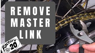 Chain Master Link Removal  (To install: link in description)