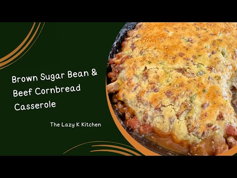 Brown Sugar Bean and Beef Cornbread Casserole
