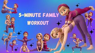 Parent & Child Yoga 🧘‍♀️ Fun Family Yoga Routine for Strength, Balance