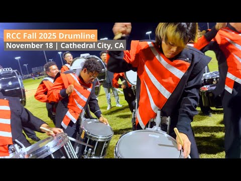 RCC Fall 2025 Drumline playing Cadences - Cathedral City, CA