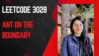 YouTube video 'Leetcode 3028 ||  Ant on the Boundary || Weekly Contest || Easy'