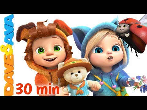 ⛺ The Bear Went Over the Mountain | Nursery Rhymes Collection from Dave and Ava ⛺ Video