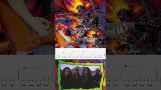 Dark Saga || Iced Earth Cover || Guitar Tab || Tutorial by ManP