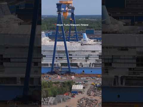 The NEW Legend of the Seas under construction in Turku, Finland! 👀🇫🇮