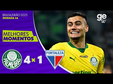 Gols e lances de Palmeiras x Fortaleza