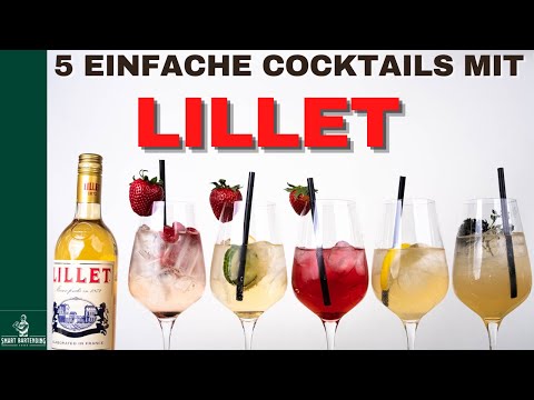 5 cocktails with LILLET!🍓 (Quick + Easy)