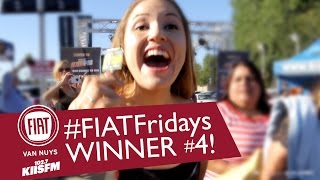 Van Nuys FIAT & KIIS FM FIAT Giveaway Winner #4!