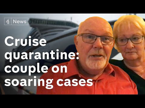 又有數十人在遊輪上感染冠狀病毒--大衛和莎莉-阿貝爾解釋道。 (Dozens more infected with Coronavirus on cruise ship - as David and Sally Abel explain)