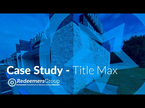 Title Max Basement Waterproofing Case Study | Redeemers Group