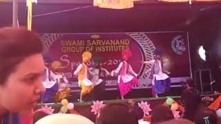 SSGI spardha 2018 bhangra  and anchor rajinder and