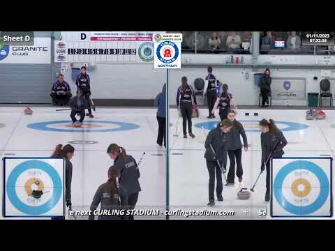 Rylie Paul vs. Lexi Marfil -- Draw 1 - Xplore U18 Girls Northern Ontario Provincials