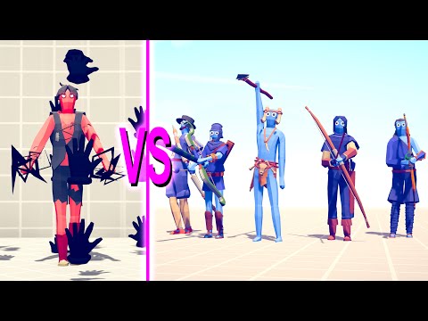 DARK PEASANT vs ARROW Team - Totally Accurate Battle Simulator TABS