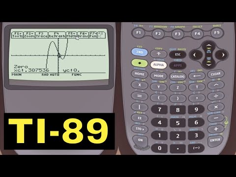 TI-89 Calculator - Finding Zeros of Functions with the...