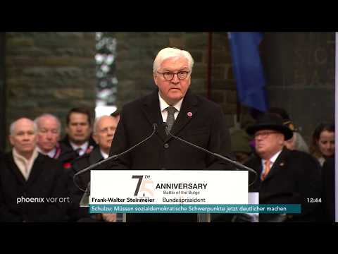 Rede von Frank-Walter Steinmeier zum Gedenken der Ardennenschlacht vor 75 Jahren am 16.1219