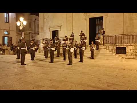 Banda della Brigata Pinerolo di Bari a Cassano delle Murge 24/09/2022 - Marcia Speroni e sciabole