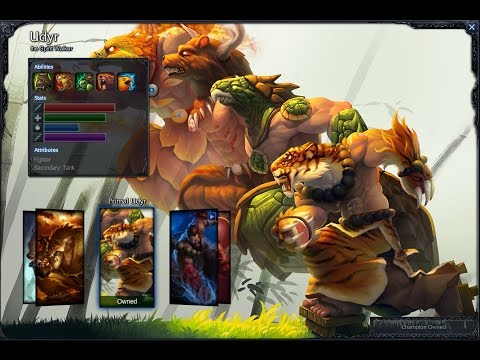 Primal Udyr Skin Spotlight Gameplay 1080p HD League Of Legends