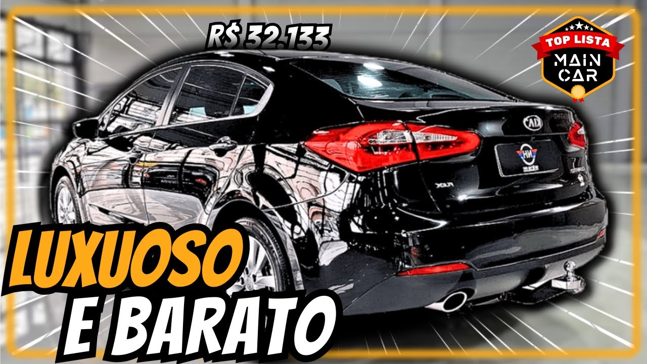 5 carros BARATOS e COMPLETOS | Chamam MUITA ATENÇÃO🔥