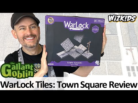 WarLock Tiles: Town Square - WizKids 4D Settings Prepainted Minis Terrain