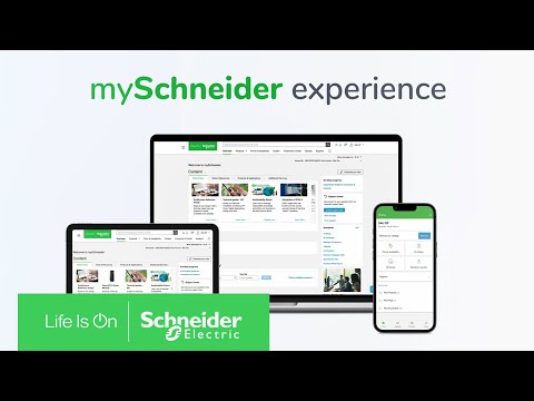 mySchneider portal showcase