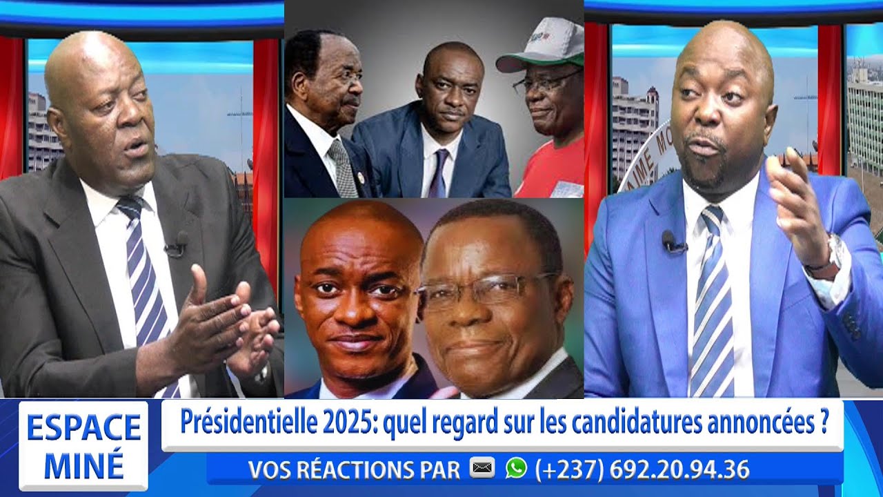 MAURICE KAMTO ET CABRAL LIBII SERONT TOUJOURS 2IÈME ET 3IÈME A L’ÉLECTION PRÉSIDENTIELLE DE 2025