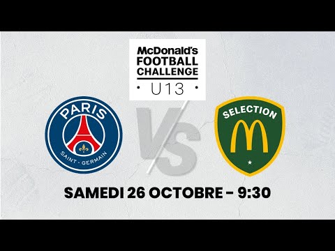 U13 PSG – SÉLECTION McDO (Samedi 9h30)