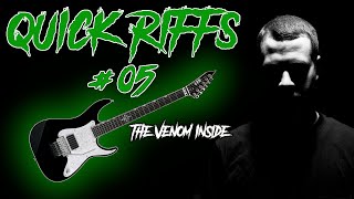 Chimaira THE VENOM INSIDE Guitar Lesson | Quick Riffs #05