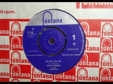 The Who? - WAYNE FONTANA & MINDBENDERS - For You For You - FONTANA TF 418 UK Oct 1963 Beat Dancer