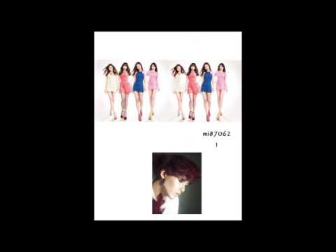 130413 KTR - Ryeowook's aegyo with Girls Day Minah