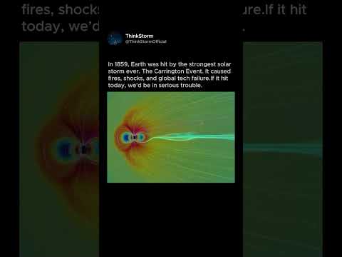 The Solar Storm That Nearly Ended Modern Life 🌎☀️