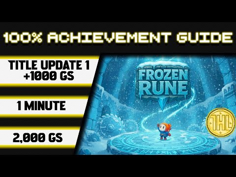 Frozen Rune Title Update 1 100% Achievement Walkthrough * 1000GS in 1 Minute *