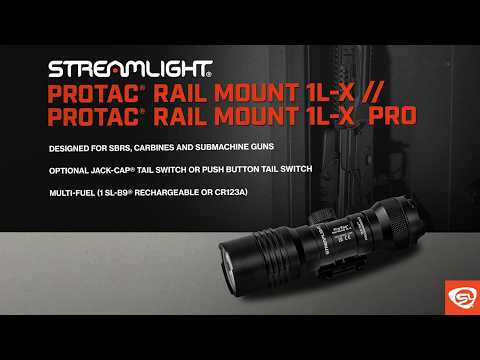 Streamlight® ProTac® Rail Mount 1L-X: Compact Multi-Fuel Flashlight