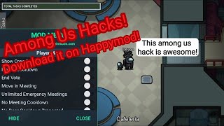 Among us happymod hacks!